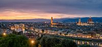 Florence in the evening