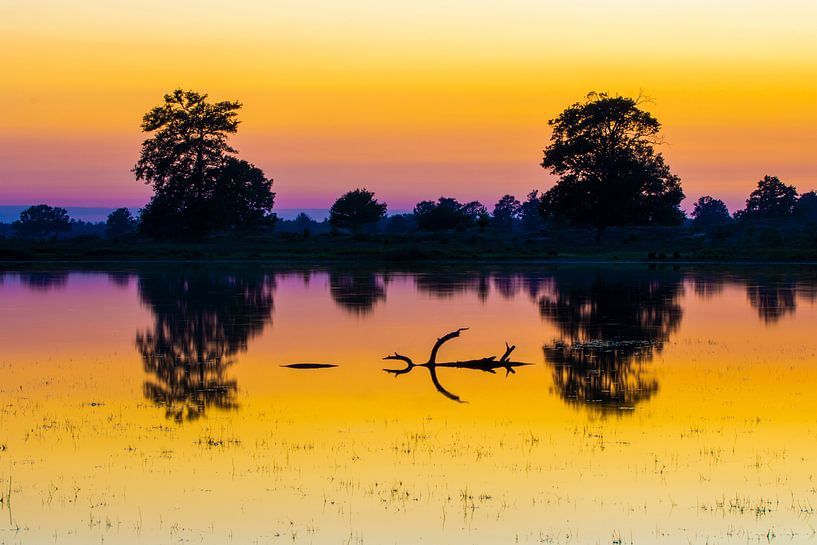 Tweeling zonsondergang van AdJ Fotografie