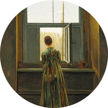 Caspar David Friedrich - Vrouw aan het raam