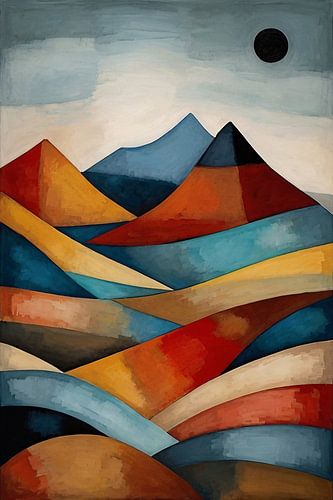 Bergen Paul Klee stijl