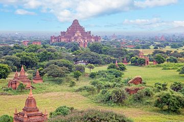 Oude tempels in Bagan Myanmar Azië van Eye on You
