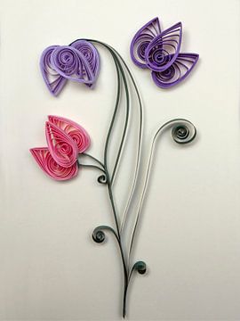 Boeketje Tulpen van Jeanne van Muijen