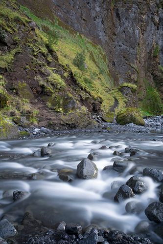 IJslandse rivier in een droom