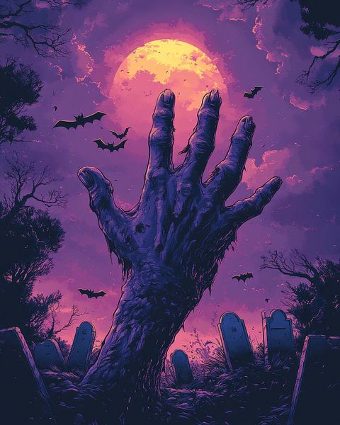 Cimetière d'Halloween par Jordan