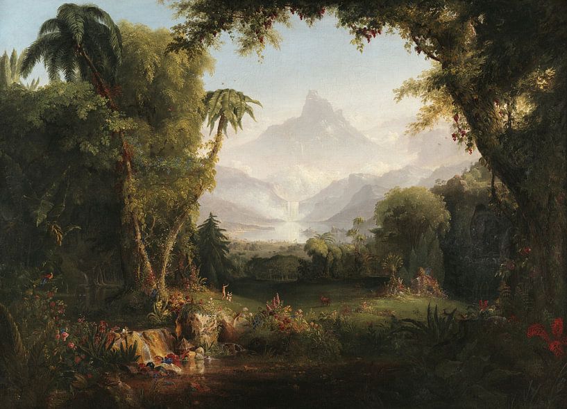 Der Garten Eden, Thomas Cole von Meisterhafte Meister