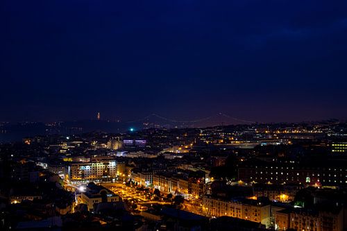 Lissabon bij nacht