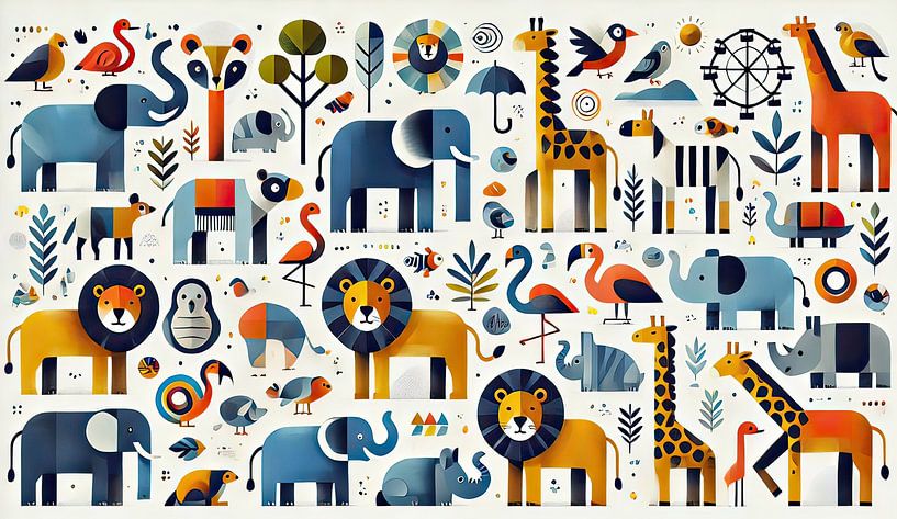 Wild animals by Kay Weber