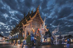 Temple bleu