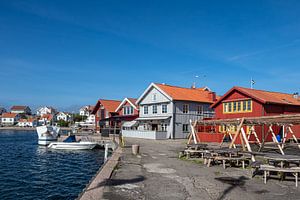Hafen in Mollösund in Schweden