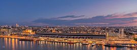 Amsterdam Skyline at Night sur Michel Swart