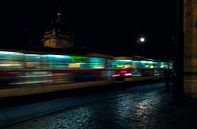 Prague tram in the evening by Anouschka Hendriks thumbnail