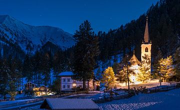 Bedevaartskerk Maria Schnee in Kalkstein, Innervillgraten van Christian Müringer