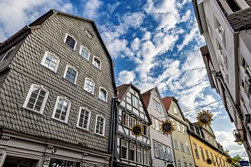 Historic Marburg on the Lahn in Hesse by Roland Brack