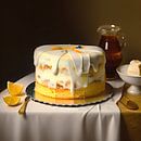 Still life of a lemon curt cake with white chocolate by Nop Briex thumbnail