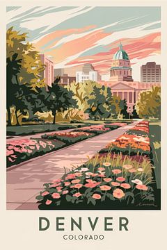 Denver, Colorado van Poster Art Shop