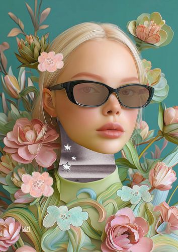 Floral Interface van Henriette Visscher