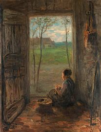 Laren scene, Jozef Israëls
