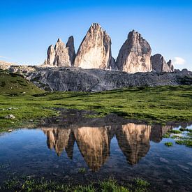 Trois pics Tyrol du Sud Dolomites Tyrol du Sud sur Daniel Kogler