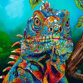 Vue du roi sur Happy Paintings / Renata Rolefes Art