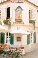 Cute cafe in Salzburg, Austria