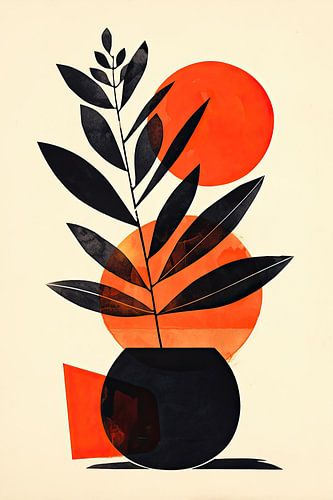 Peinture minimaliste scandinave