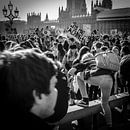 Juggling demonstration, Westminster Bridge, London, England by Bertil van Beek thumbnail