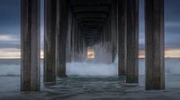 La Jolla Pier bei Sonnenuntergang von Patrik Seiler Miniaturansicht