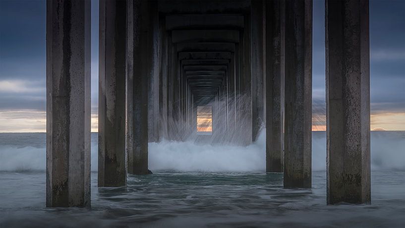 La Jolla Pier bei Sonnenuntergang von Patrik Seiler