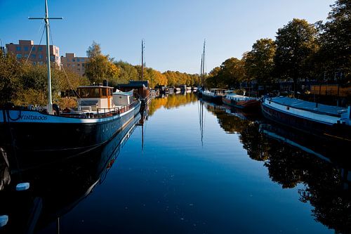 Reitdiep in de stad Groningen
