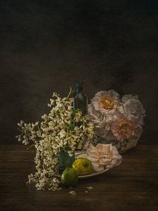 Acacia et roses
