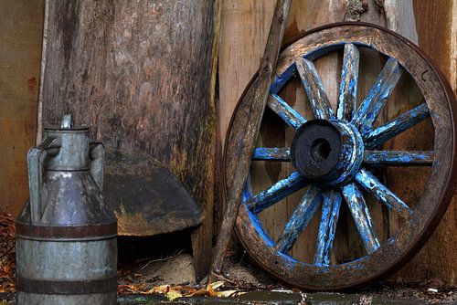 stilleven boerderij werktuig