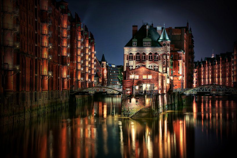 Hamburg - moated castle by Sabine Wagner
