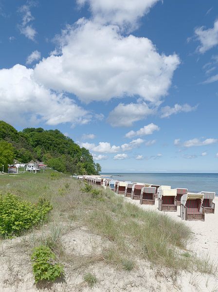 am Südstrand von Sellin,Insel Rügen von Peter Eckert