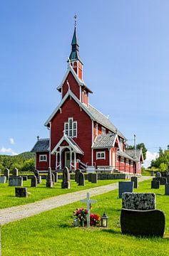Sølsnes church in Norway by Adelheid Smitt