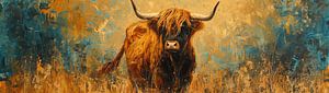 Schottischer Highlander Kuh | Schottischer Highlander von Blikvanger Schilderijen