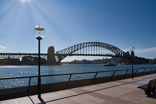 Prachtig uitzicht op de Sydney Harbour Bridge