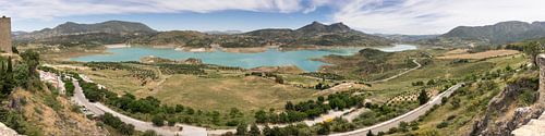 Panorama (4:1) landschap noord-oostelijk Zahara de la Sierra