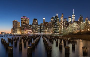 Skyline New York (Manhattan) van Kevin Boelhouwer
