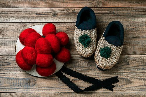 Bollen hoed en strovinkjes