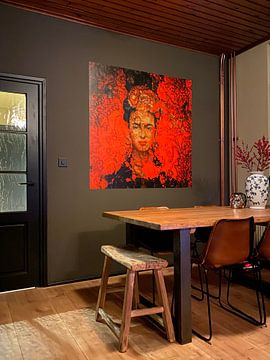 Photo de nos clients: Portrait de Frida, Orange sur Felix von Altersheim