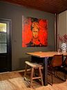 Kundenfoto: Motiv Porträt Frida in Orange von Felix von Altersheim