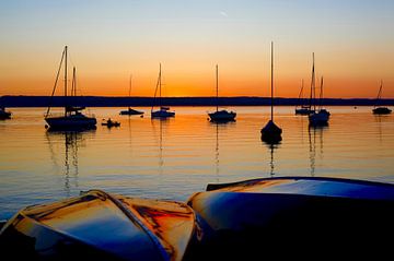 Boote im Ammersee