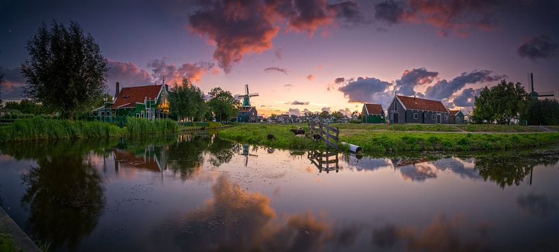 Panorama van de Zaanse Schans van Ardi Mulder