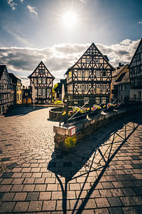 Marktplatz im Historischen Stadtkern von Wetzlar