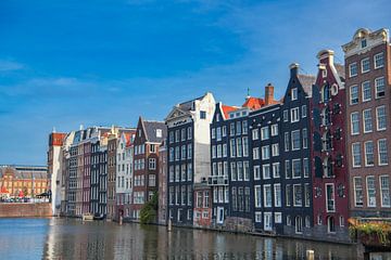 Le quartier des canaux du centre-ville d'Amsterdam en été sur Sjoerd van der Wal Photographie