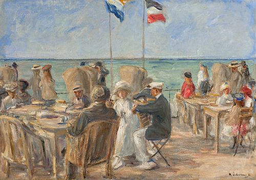 Strandterras in Noordwijk (Huis ter Duin), Max Lieberman