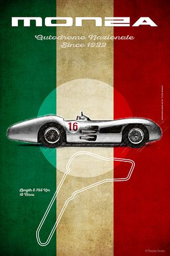 Mercedes W196 Stroomlijn Monza Vintage