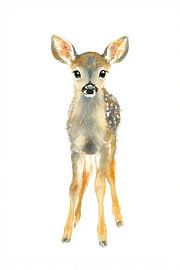 Lief baby hertje – Voor in de Kinderkamer van Lauren Wilde