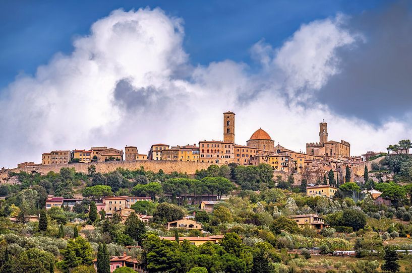 Volterra in Tuscany, Italy by Voss photography on canvas, poster