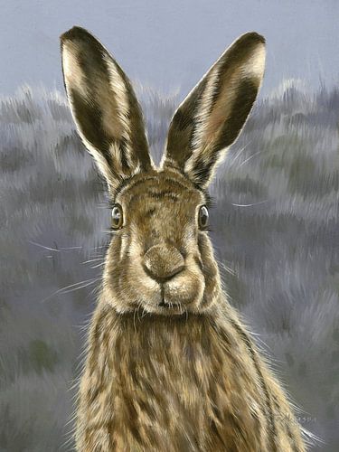 De waakzame haas van Tonkinson Fine Art